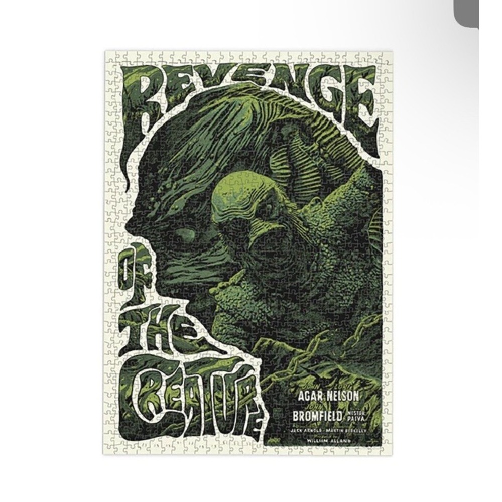 Revenge of The Creature 1000-Piece Premium Puzzle by Francesco Francavilla Mondo